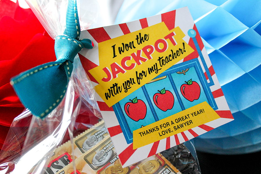 lottery ticket teacher appreciation gift idea and