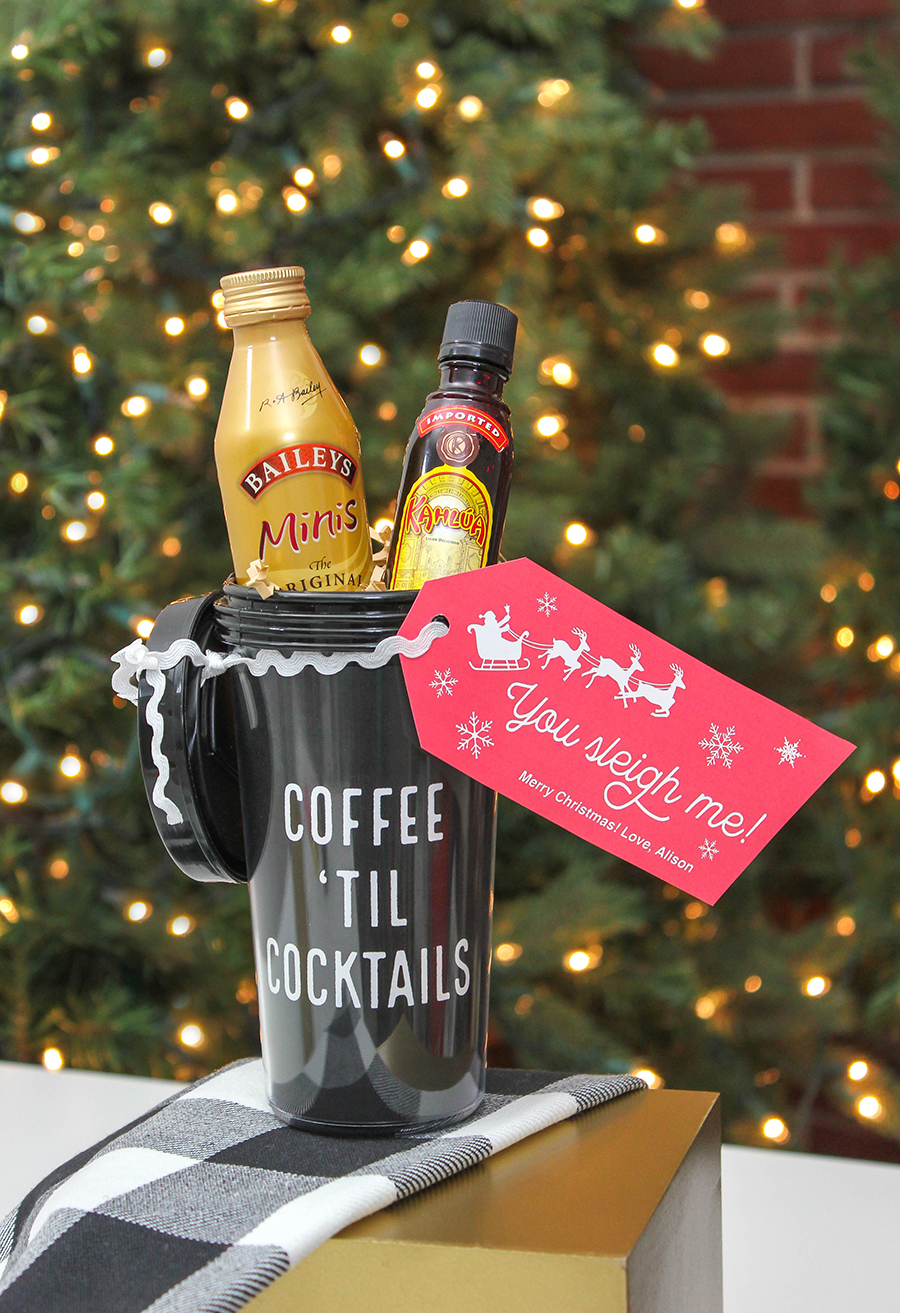 Coffee ‘Til Cocktails Christmas Gift Idea - Just Add Confetti