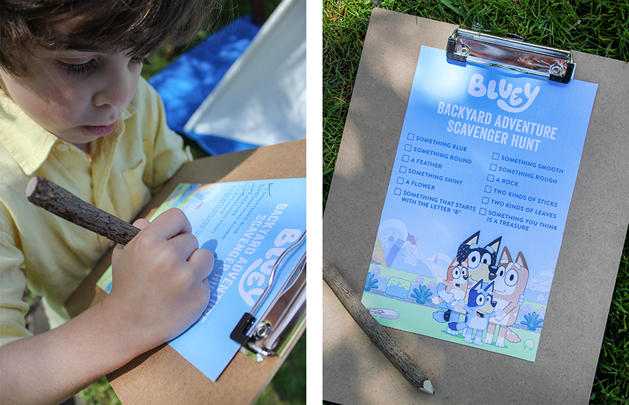 Bluey Scavenger Hunt Printable