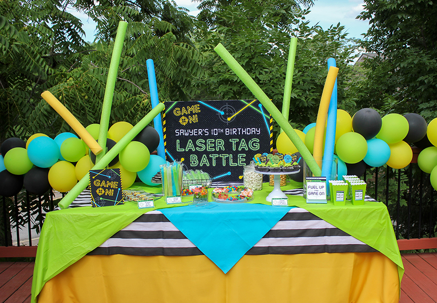 Slime Party Decorations and printables - My Party Design in 2023